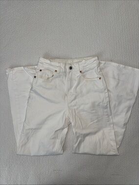H&M Men's White Straight Jeans